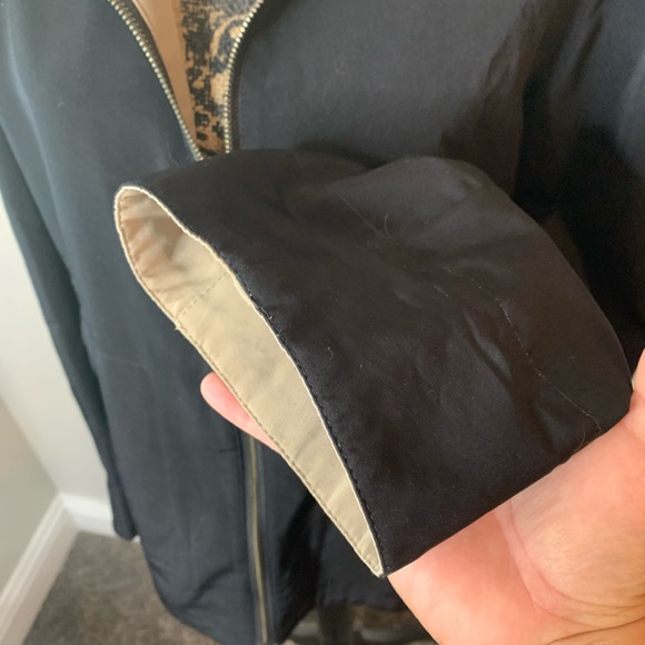 1 Madison Reversible Zippered Parka Jacket - Picture 3 of 8